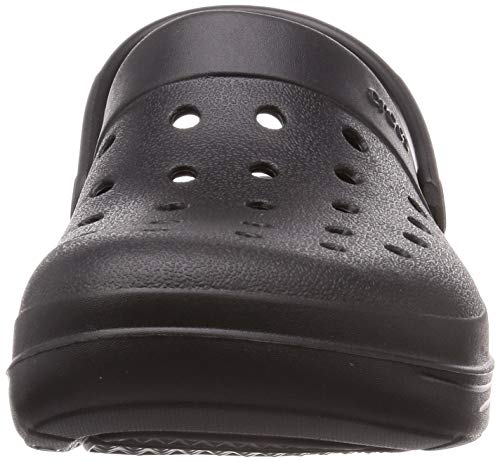 CROCS Reviva Clog, Chanclas Tiempo Libre y Sportwear Unisex Adulto, Multicolor (Black/Slate Grey)