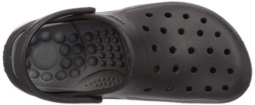 CROCS Reviva Clog, Chanclas Tiempo Libre y Sportwear Unisex Adulto, Multicolor (Black/Slate Grey)