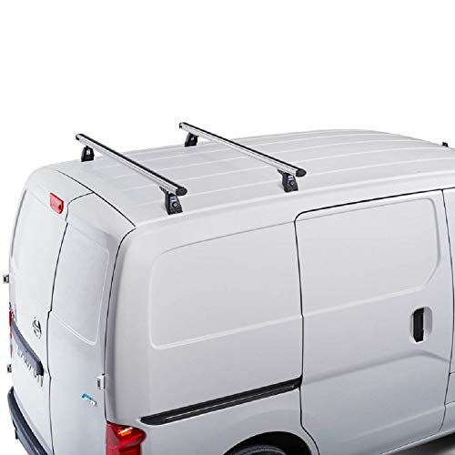 Cruz Fiat Ducato L2H2 (III) (2006 – 2014) Heavy Duty Barras de Techo de Aluminio 2 Sistema de Barras