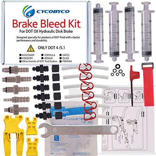 Cycobyco DOT - Kit de freno de disco de aceite para bicicleta, herramienta para Avid sram, Dode, Juicy, Hope, Bngal, Hayes, fórmula J3 J5 J7, Genaral kit