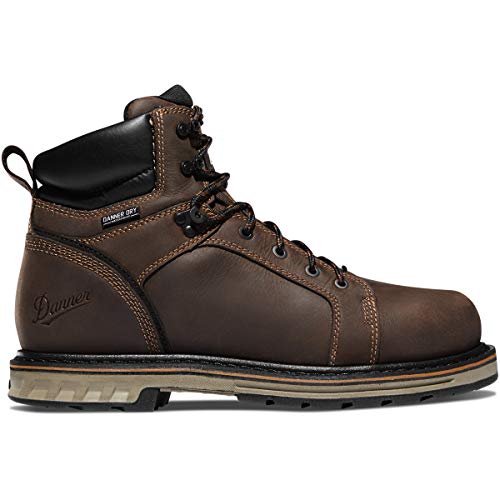 Danner Men's Steel Yard 6" Construction Boot, Brown, 11.5 2E US