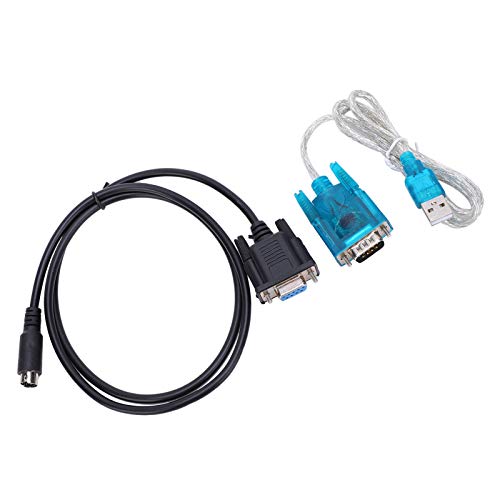 DAUERHAFT Línea USB a 232 Línea DVP OP320 Línea de Adaptador de Cable de comunicación de Texto para Soporte Protocolo de Puerto de programación FX para Pantalla táctil