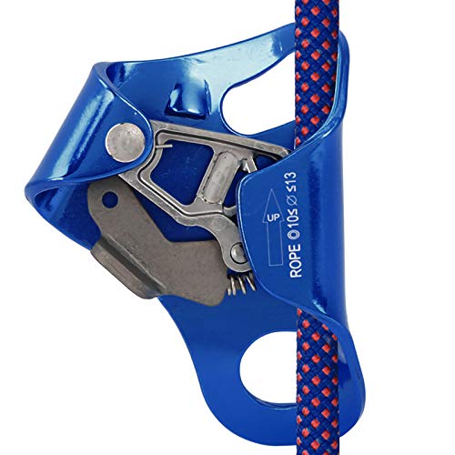 DAUERHAFT Pecho Ascendente Elevador de Alta Resistencia Resistente Ascendente de Mano árbol de Escalada arborista Equipo de Rappel para Escalada en Roca para Cuerda de 8-13 mm