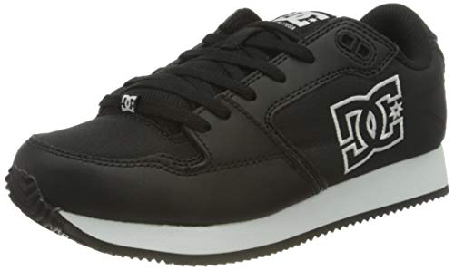 DC Shoes Alias, Zapatillas Mujer, Black/White, 37 EU