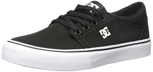 DC Shoes Trase TX, Zapatillas, Black/White, 33 EU