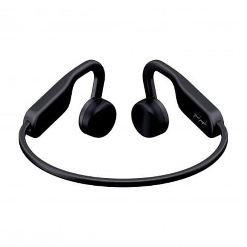 DCU TECNOLOGIC | Auriculares Bluetooth, Auriculares de Conducción Ósea, Cascos Deportivos Inalámbricos, 8 h Uso, IPX5, Open-Ear, Negros