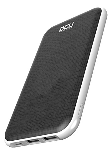 DCU TECNOLOGIC | Power Bank | Cargador Móvil Portátil | Batería Externa | 2 x USB | Incluye un Cable Micro-USB de 26 cm (5000mAh)