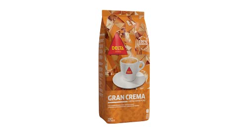 Delta S Gran Crema 100% Arábica -1 Kg- En Grano De Tueste Natural - Mezcla De S De Colombia Y Guatemala, Café, 1000 Gramo