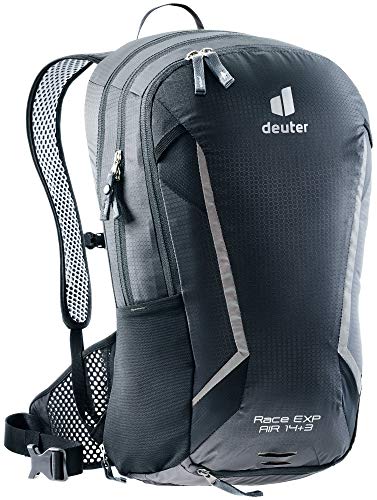 deuter Race EXP Air Mochila de Ciclismo, Unisex, Black, 14+3 L