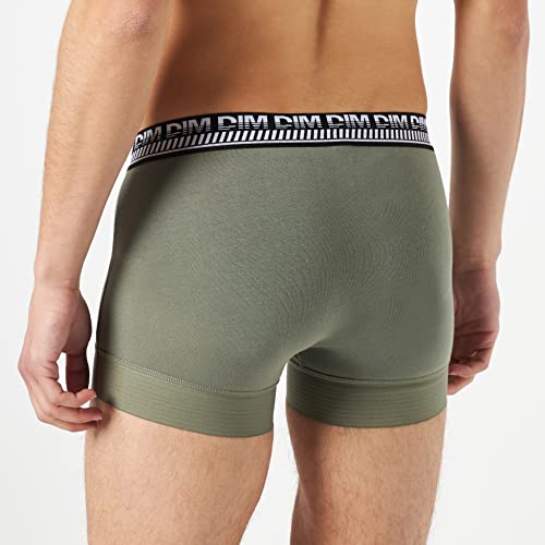 Dim Boxer 3D Stay and Fit X2, Vrt OLI/Gr, S para Hombre