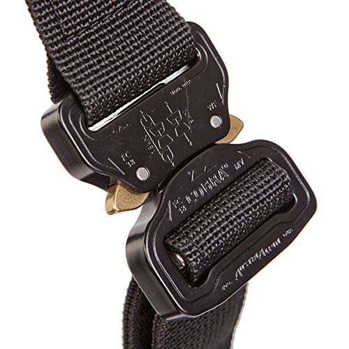 DINGO GEAR Arnés Multifuncional para Perro en el Trabajo, Entrenamiento de Perro Guardia, K9 e Ipo, Sistema Cobra Hecho a Mano Negro S03195, M