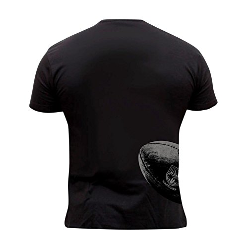 Dirty Ray Rugby New Zealand All Black Camiseta Hombre KRB3 (S)