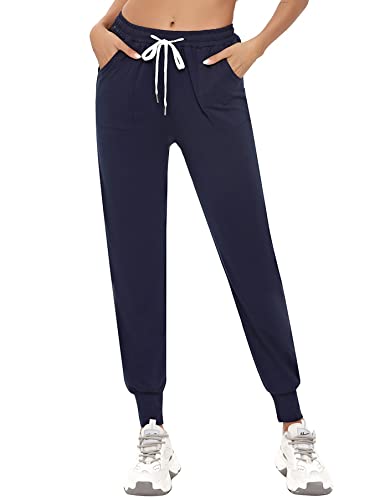 Doaraha Pantalón Largo Chandal Mujer Pantalones Mujer Deportivos Pantalón Chándal Mujer Tallas Grandes Pantalones de Deporte para Mujer Pantalón de Yoga con Bolsillos Suave y Cómodo