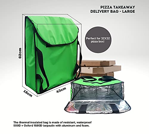 DOJA Barcelona | Mochila Reparto Pizza | Take Away Bag para Pizzas | Bolsa Termica para Reparto Comida | Mochilas Reparto a Domicilio | Mochila Repartidor | Pizza Delivery Bag, Pizzas para Llevar