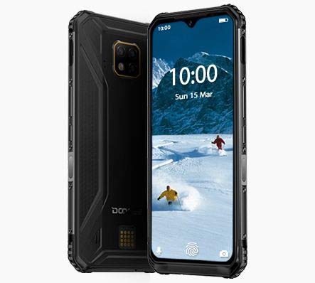 DOOGEE S95 (2020) Móvil Antigolpes - Helio P90 Octa-Core 6GB RAM 128GB ROM, 48MP AI Cámara Triple, Android 9.0 IP68 Móviles Todoterreno Resistentes, Pantalla FHD + de 6.3", NFC, Carga Inalámbrica