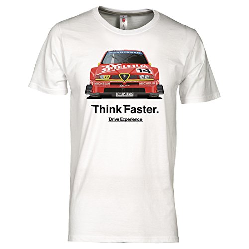 Drive Experience Camiseta Alfa Romeo 155 2.5 V6 Ti DTM ITC blanco XXL