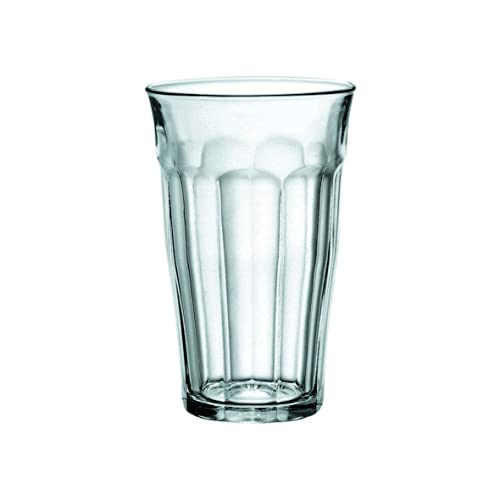 DURALEX 1030AB06 / 6 Vidrio de agua Picardie sin marca de llenado, 500 ml, paquete de 6