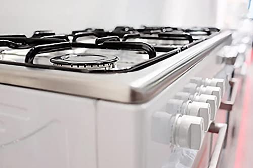 EAS ELECTRIC SMART TECHNOLOGY | EFG660X | Cocina de gas Inox | Color Inox | 60 cm | Gas butano y gas natural | Autoencendido | Horno de 63 litros | Tapa de cristal y aluminio | Válvula FFD | 4 fuegos