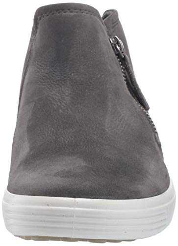 ECCO SOFT7W, Botines Mujer, Gris (Dark Shadow 2602), 37 EU