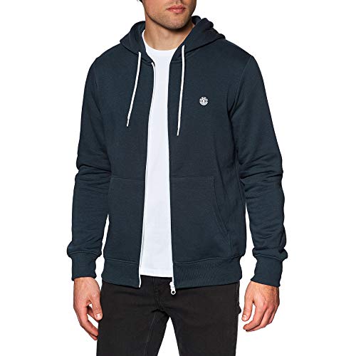 Element Cornell Classic Sudadera con Capucha y Cremallera para Hombre, Eclipse Navy, M