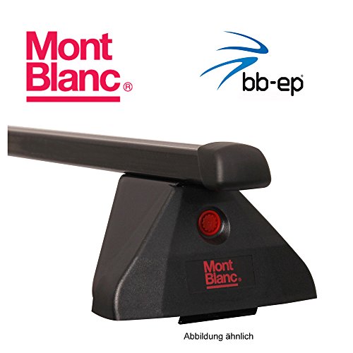 Exclusivo Mont Blanc Acero Baca/Last portaequipajes 91506577 para Fiat Ducato – Van con fixpunkten en el Techo – Sistema de baca Completo Incluye Candado y Llave