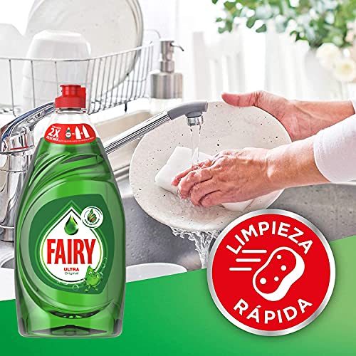 Fairy Ultra Lavavajillas a Mano, 820 ml, Óptimo Poder Antigrasa