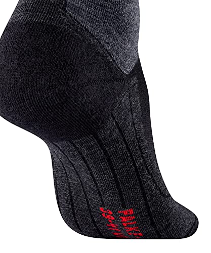 FALKE ST4 Wool, Calcetines De Esquí Hombre, Lana Merino, Negro (Black-Mix 3010), 46-48 (1 Par)