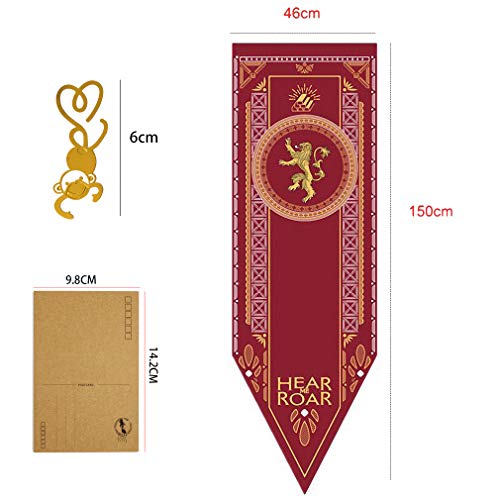 FengHuiCartoon [150CM X 46CM Gift for Game Banner Thrones póster, Casa de Juego de Tronos Bandera, Lannister Bandera para Bar House Party Decoration