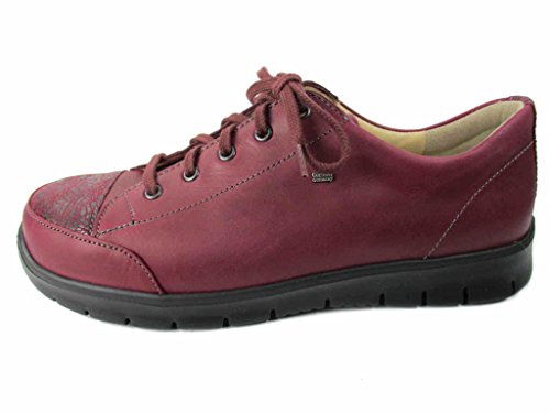 Finn Comfort - Zapatos de Cordones para Mujer Rojo Goya