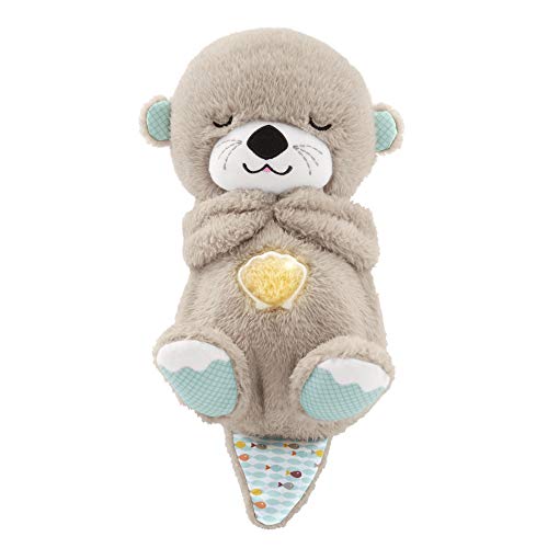 Fisher-Price Nutria Soothe 'n Snuggle - Peluche Relajante Musical - Con Movimiento, Sonidos y Luces Relajantes - Regalo para Bebés de 0+ Meses