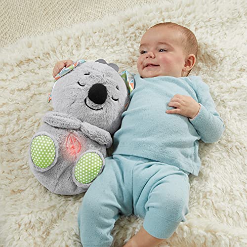 Fisher-Price Peluche Musical Koala Hora de Dormir Soothe 'n Snuggle - Con Sonido y Luces - Respiración Realista - Regalo para Bebés de 0+ Meses