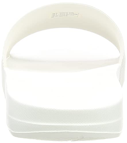 Fitflop IQUSHION Ergonomic Pool Slide, Chanclas Hombre, Blanco (Bright White), 44 EU