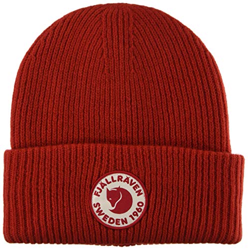 Fjallraven 1960 Logo Hat, Unisex-Adult, True Red, One Size