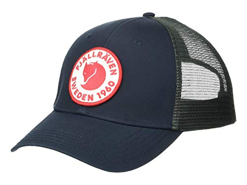 Fjallraven 1960 Logo Långtradarkeps Hat, Unisex-Adult, Dark Navy, S/M