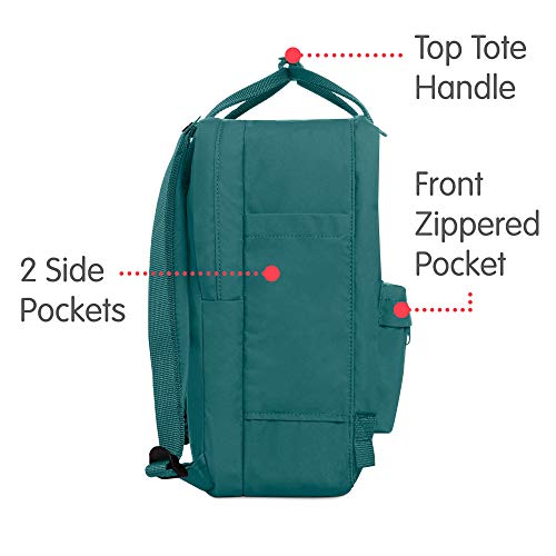 Fjallraven Kånken Laptop 13" Mochila, Unisex Adulto, Verde Helado, 25x16x35cm