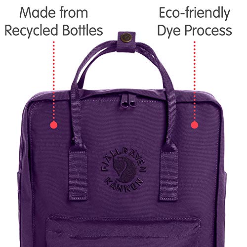 Fjallraven Re-Kånken Backpack, Unisex Adulto, Deep Violet, OneSize