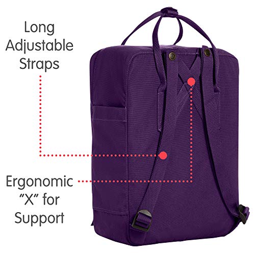 Fjallraven Re-Kånken Backpack, Unisex Adulto, Deep Violet, OneSize