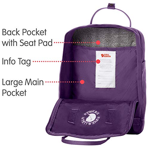 Fjallraven Re-Kånken Backpack, Unisex Adulto, Deep Violet, OneSize