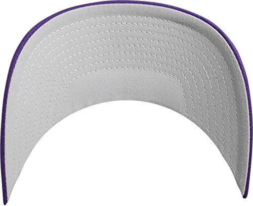 Flexfit Wooly Combed Gorra de béisbol para Unisex adulto, Morado (purple), Youth