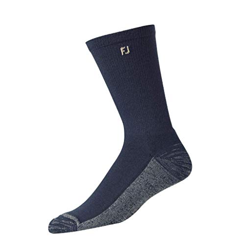 Footjoy ProDry Crew Calcetines, Hombre, Azul(Navy17025), One Size (Tamaño del Fabricante:Unica)