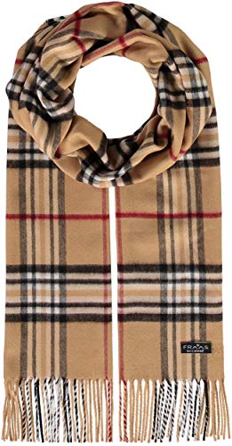 FRAAS Cashmink® Bufanda a cuadros para hombre y mujer - 35 x 200 cm - Pañuelo fabricado en Alemania - Chal XXL cálido - Fular a cuadros más suave que el cashmere - Perfecto para el invierno