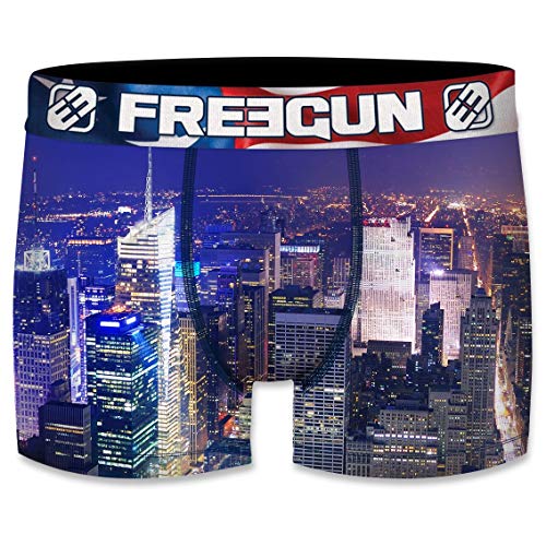 FREEGUN Calzoncillo Ropa Interior Hombre Microfibra (Juego de 4)