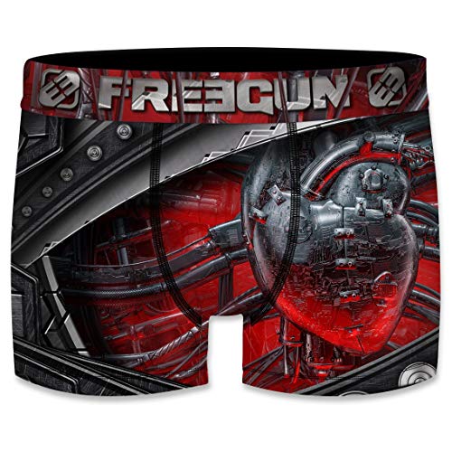 FREEGUN Calzoncillo Ropa Interior Hombre Microfibra (Juego de 4)