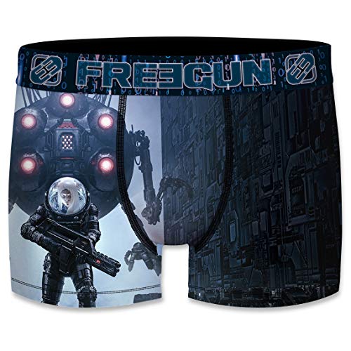 FREEGUN Calzoncillo Ropa Interior Hombre Microfibra (Juego de 4)