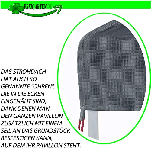 freigarten.de Techo de repuesto para cenador de 3 x 4 m, resistente al agua. Material: Panama PVC Soft de 370 g/m², extra fuerte, modelo 5