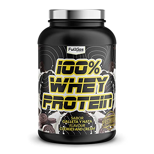 FullGas - 100% WHEY PROTEIN CONCENTRATE Cookies and Cream 1,8 kg