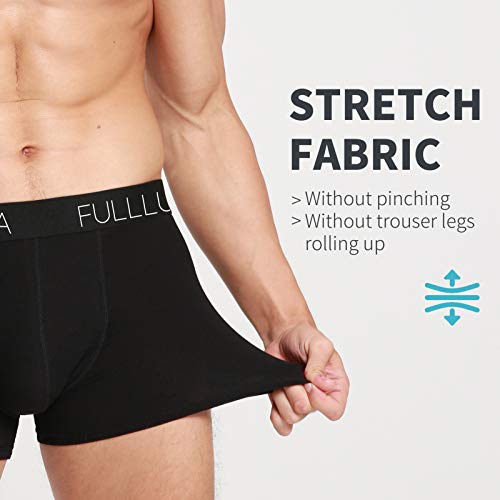 Fullluwaa Bóxer (Pack de 6) Hombre Algodón Calzoncillos-M