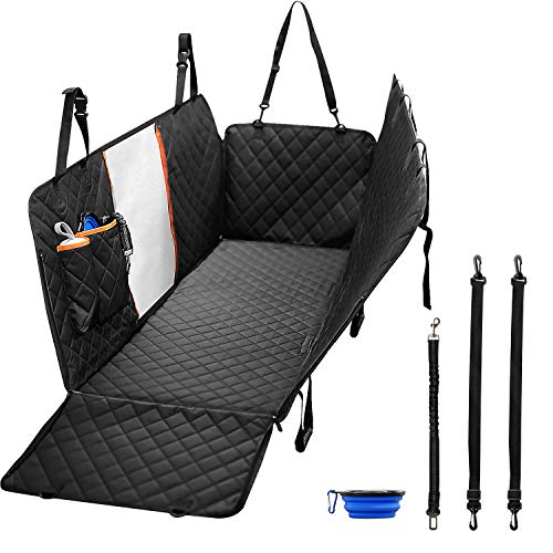 Funda Coche Perro,Cubierta de Asiento para Perros Impermeable Resistente y Antideslizante,Protector Aisneto Trasero de Mascotas,150cm*139cm,Ideal para SUV,Transportar,Viaje,Fácil instalación/Limpieza