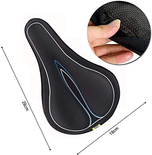 Funda de Cojín de Bicicleta de Asiento de Bicicleta para Hombres y Mujeres Cómodos para Bicicleta para Asiento de Bicicleta de Montaña