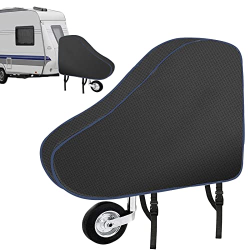 Funda Lanza Caravana Impermeable, Funda Enganche Remolque, Avance Caravana, Funda Lanza Caravana, Cubierta del Tractor, Cubierta del Tractor de Tela Oxford 600D, Cubierta Impermeable (92X58X15cm)